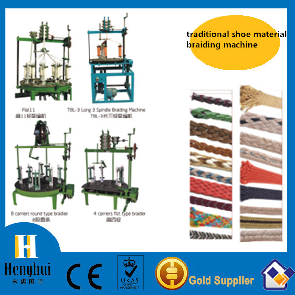 shoe material braiding machine